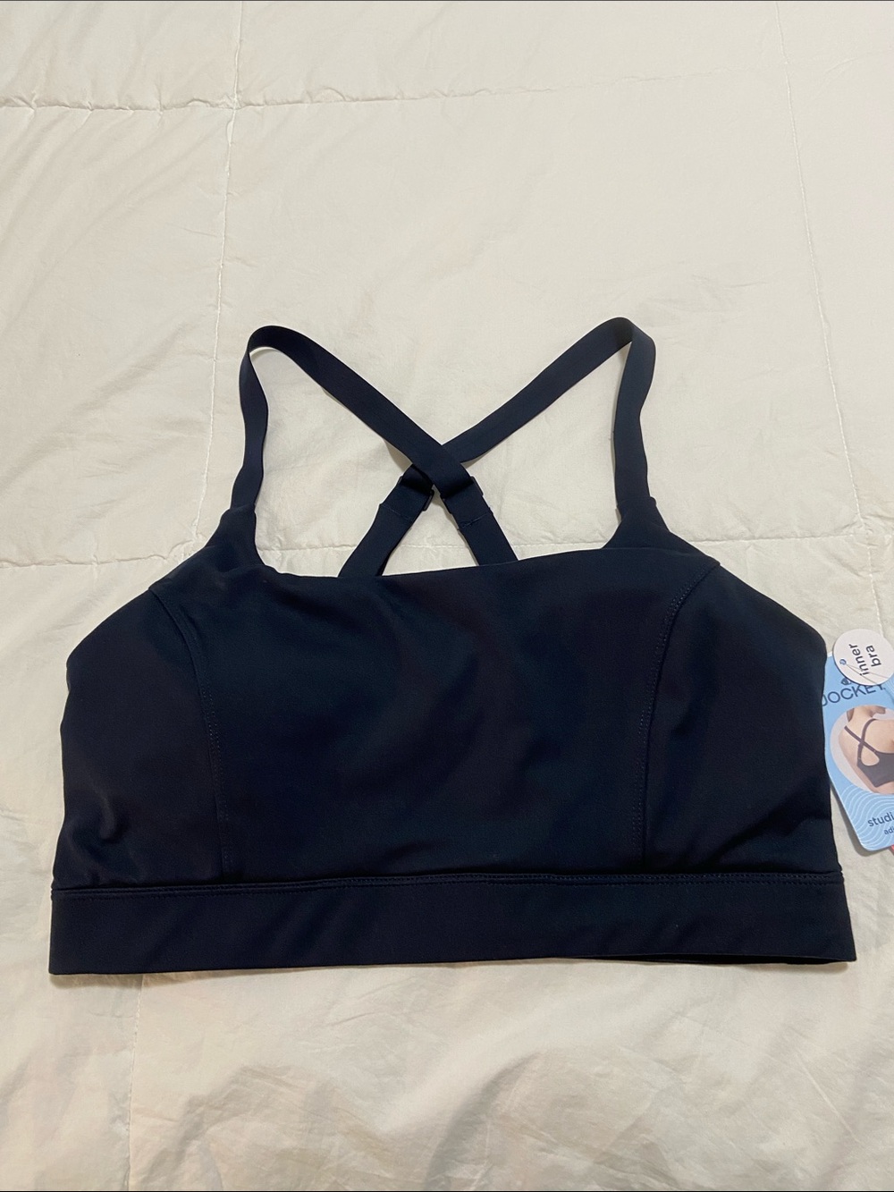 Jockey Dark Navy Crossback Sports Bra